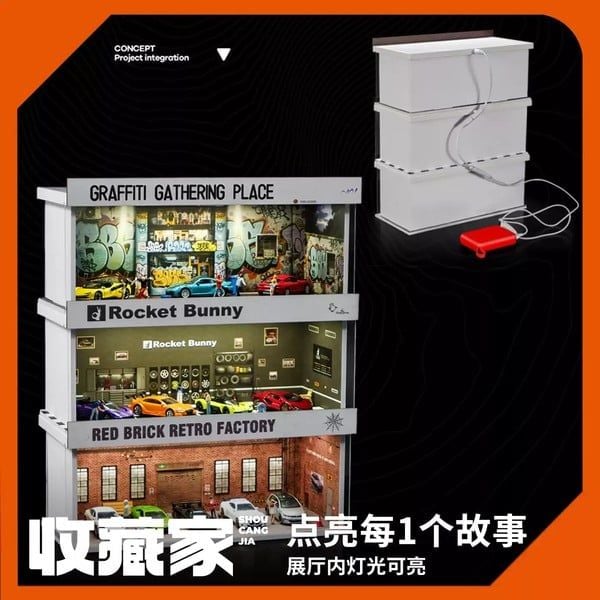  Diorama 1:64 Nhà xưởng SCJ82026 