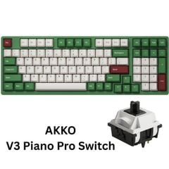 Bàn Phím cơ AKKO 3098B Plus Matcha Red Bean Akko Piano Pro
