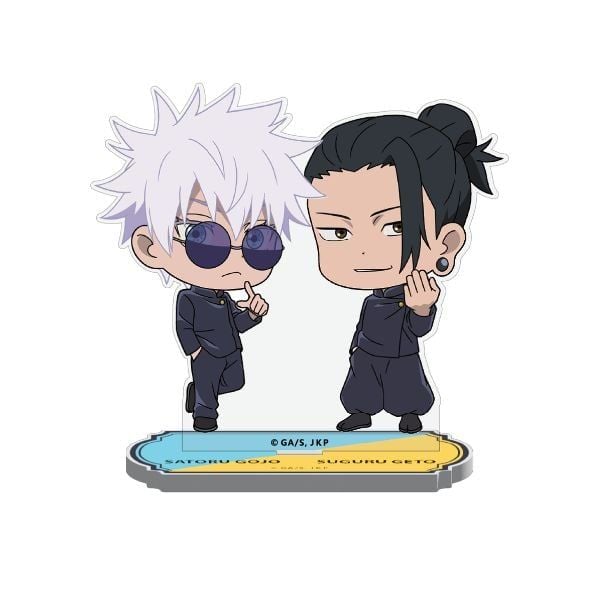 Mô hình Standee Acrylic Chibi Jujutsu Kaisen - Satoru Gojo & Suguru Geto 