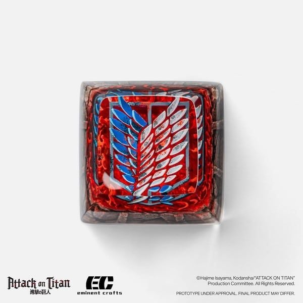  Attack On Titan Artisan Keycap Scout Regiment Logo SAR1 Profile - Dwarf Factory 