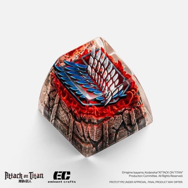  Attack On Titan Artisan Keycap Scout Regiment Logo SAR1 Profile - Dwarf Factory 