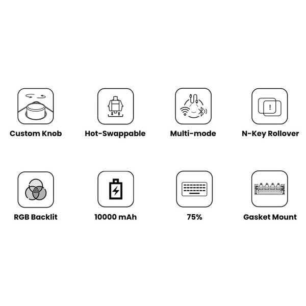  Bàn phím cơ AKKO 5075 V3 IceFlow 