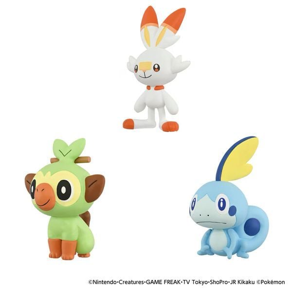 mô hình Pokemon 30th Anniversary Moncolle Galar Starter Set chính hãng