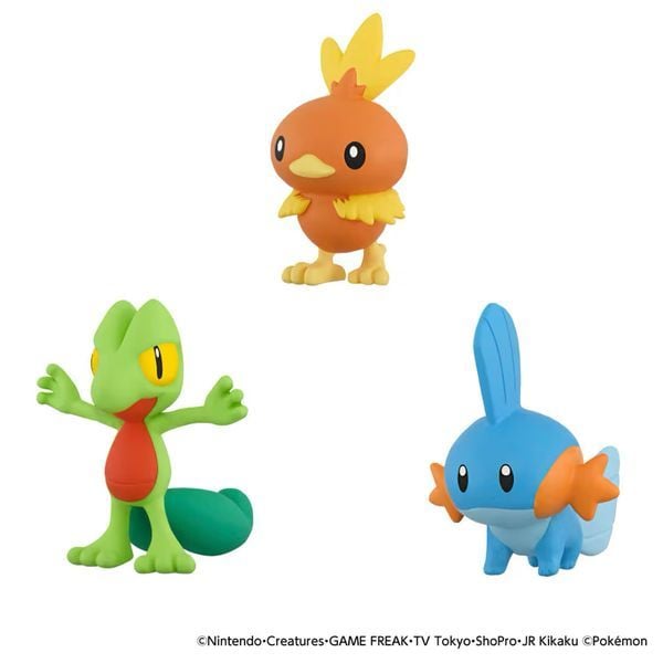 mô hình Pokemon 30th Anniversary Moncolle Hoenn Starter Set chính hãng
