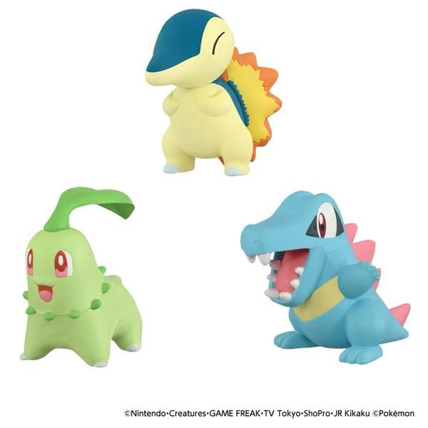 mô hình Pokemon 30th Anniversary Moncolle Johto Starter Set chính hãng