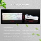  Bàn Phím Cơ Gaming Z686 RGB USB 60% 68 Phím White 