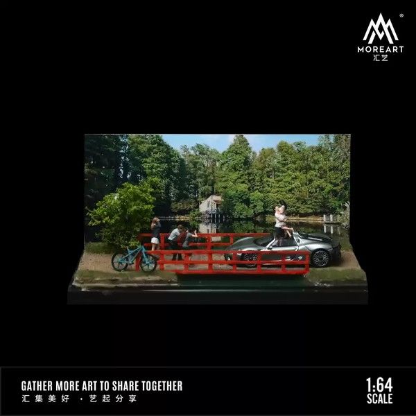  Diorama 1:64 - Cầu Đỏ Qua Hồ 