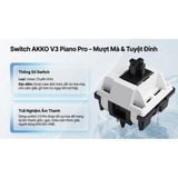  Bàn phím cơ AKKO 5075 V3 IceFlow 