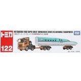  Tomica Long No. 122 Mitsubishi Fuso Super Great Shinkansen Series H5 Hayabusa Transporter 