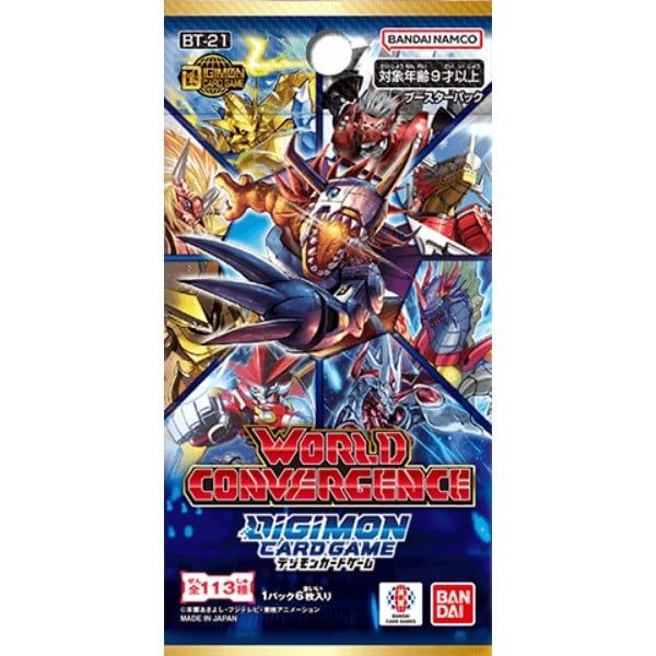 nShop bán Digimon Card Game BT-21 World Convergence Booster Pack bản quyền chính hãng Bandai