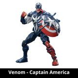 Mô hình Marvel - Venom Heroes - Captain America - ZD Toys - ZC22 