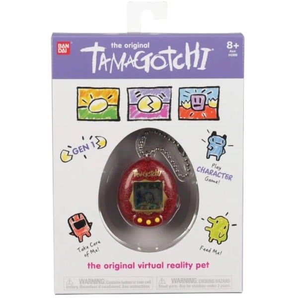  Original Tamagotchi Red Glitter 
