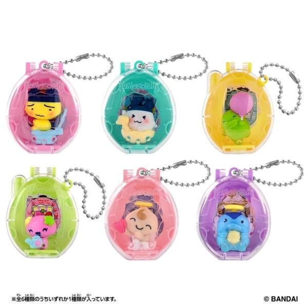 Trọn bộ 6 mẫu mô hình phụ kiện máy nuôi thú ảo Tamagotchi Collectible Selection Box Bandai chính hãng nShop