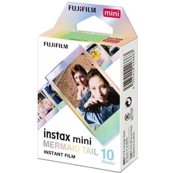  Film Instax Mini Fujifilm - Phim Chụp Ảnh Lấy Liền - Mermaid Tail - 10 Tấm 