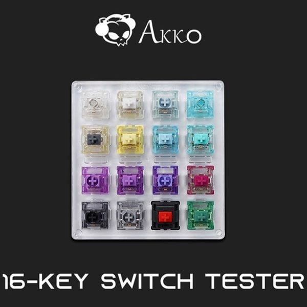 Khay trưng bày Keycap AKKO MonsGeek Switch Tester 16 Switch chính hãng bán tại nShop