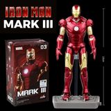  Mô hình Marvel - Iron Man Mark III - 4 Inch - ZD Toys - ZM21 