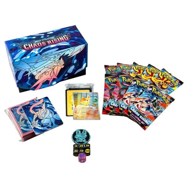 nShop bán Pokemon TCG ME04 Mega Evolution Chaos Rising ETB tiếng Anh bản quyền chính hãng