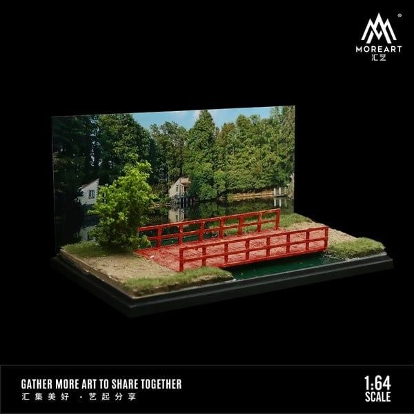  Diorama 1:64 - Cầu Đỏ Qua Hồ 