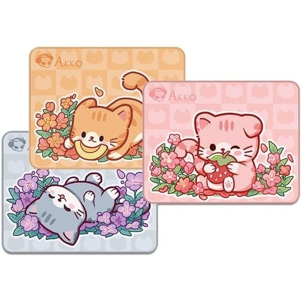 nShop bán Bàn di chuột AKKO Cat Theme Mousepad giá tốt chất lượng cao lót chuột hình mèo đáng yêu dễ thương