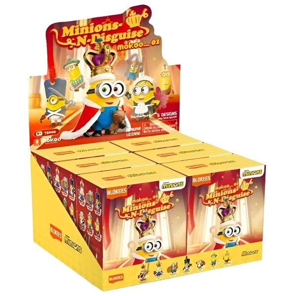 Hộp Mù Blokees Minions Mokoo 01 Minions-N-Disguise Blind Box 75600 chính hãng Blokees