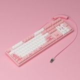  Dây cáp xoắn bàn phím cơ AKKO Coiled Cable - Pink 