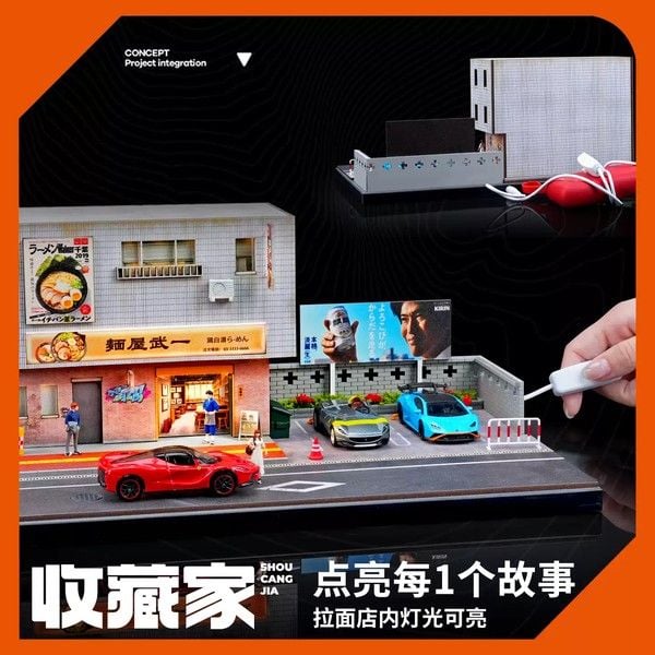  Diorama 1:64 Quán ramen Nhật Bản SCJ82029-A 