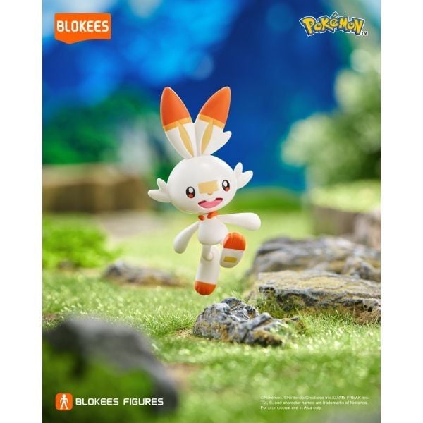  Mô Hình Blokees Pokemon Classic Ver S Scorbunny 74011 