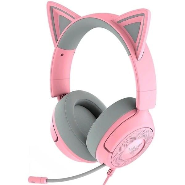 nShop bán tai nghe Razer Kraken Kitty V3 X Đen thiết kế tai mèo Kitty cute