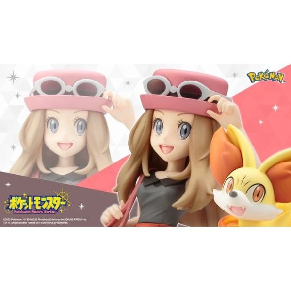  Pokemon Serena With Fokko Fennekin 1/8 Scale Figure ARTFX J Statue - Kotobukiya PV296 