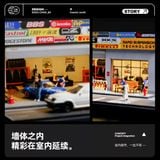  Diorama 1:64 Xưởng sửa xe hiện đại SCJ82025-A 