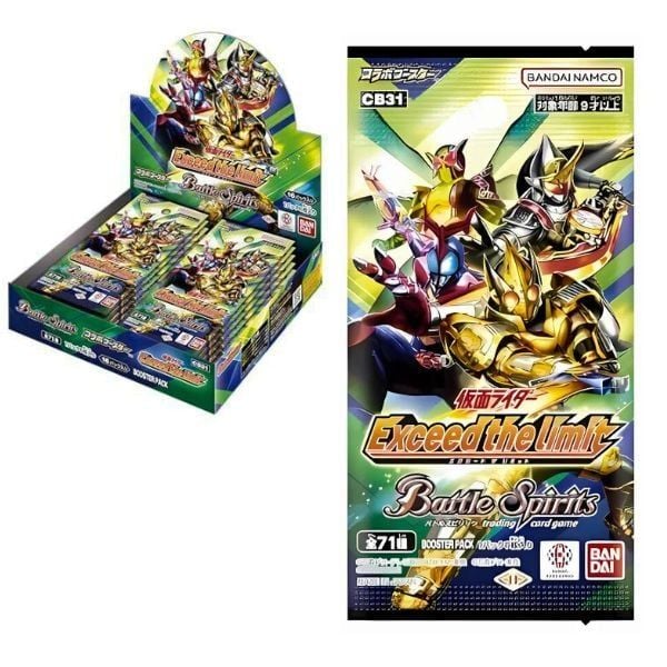 Bài Battle Spiritis TCG CB31 Kamen Rider Exceed The Limit Collaboration Booster Pack 
