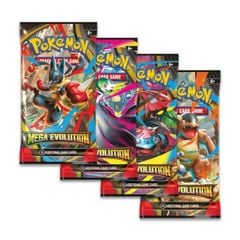 Thẻ bài Pokemon TCG ME01 Mega Evolution Booster Pack tiếng Anh
