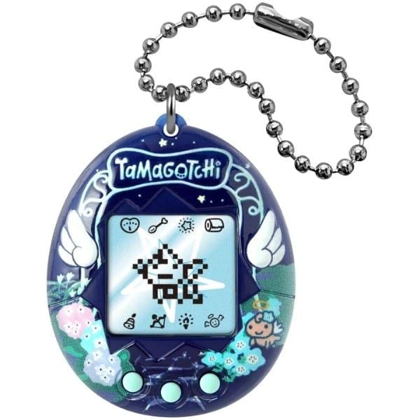 Cận cảnh mặt trước máy nuôi thú ảo Original Tamagotchi Angel Night Garden Bandai chính hãng nShop