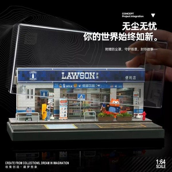  Diorama 1:64 Cửa hàng tiện lợi Lawsonn cỡ vừa SCJ82047-A 