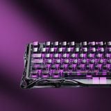  Bàn phím cơ GravaStar Mercury V75 Lite 75% Hall Effect Magnetic Switch Gaming Keyboard Transparent Black 