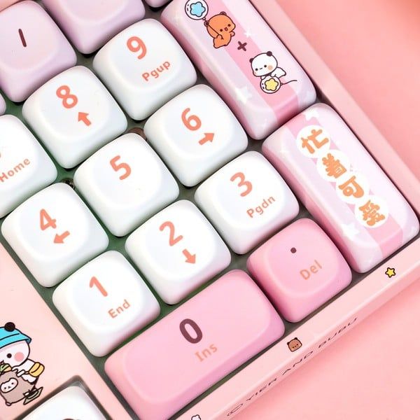  Bàn phím cơ AKKO 3108 V3 Yier and Bubu Pink 