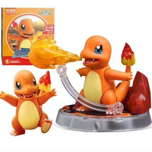 Mô hình lắp ráp Blokees Pokemon Classic Ver S Charmander 74006 xứng đáng có mặt trên bàn trưng bày của bạn