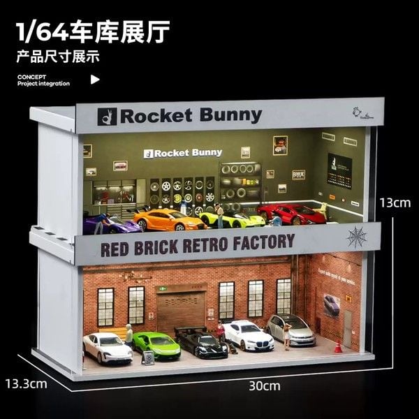  Diorama 1:64 Nhà xưởng SCJ82026 