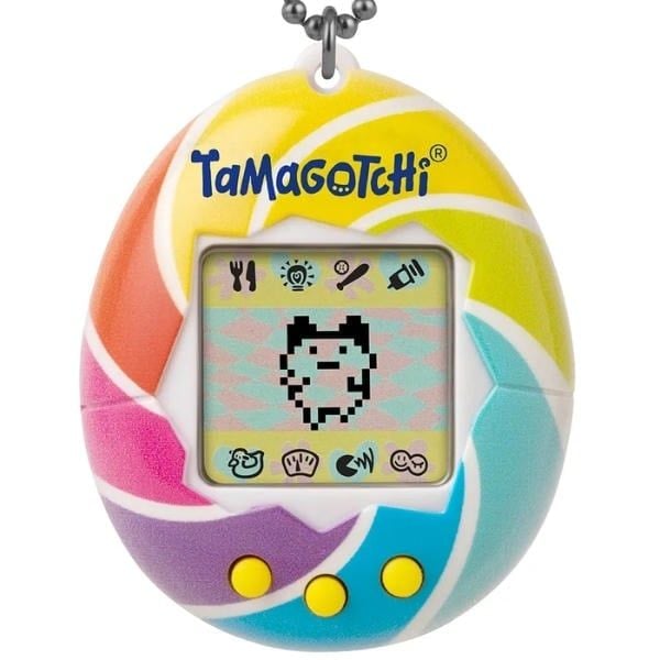 Cận cảnh máy nuôi thú ảo Original Tamagotchi Candy Swirl Bandai chính hãng nShop