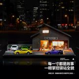  Diorama 1:64 Sân ga Nhật Bản SCJ82027-A 