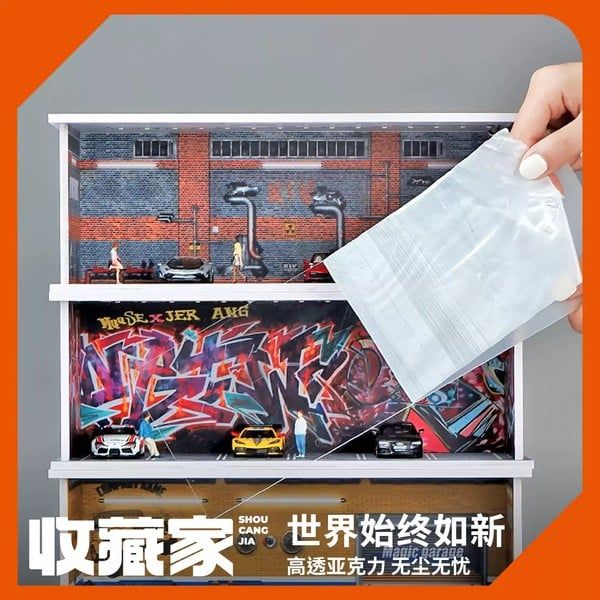  Diorama 1:64 Gara nhiều bối cảnh SCJ384 