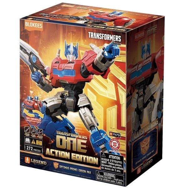  Mô Hình Blokees Transformers ONE Action Edition 04 Optimus Prime Orion Pax 71173 