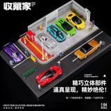  Diorama 1:64 Bãi đậu xe Nhật Bản SCJ82035 