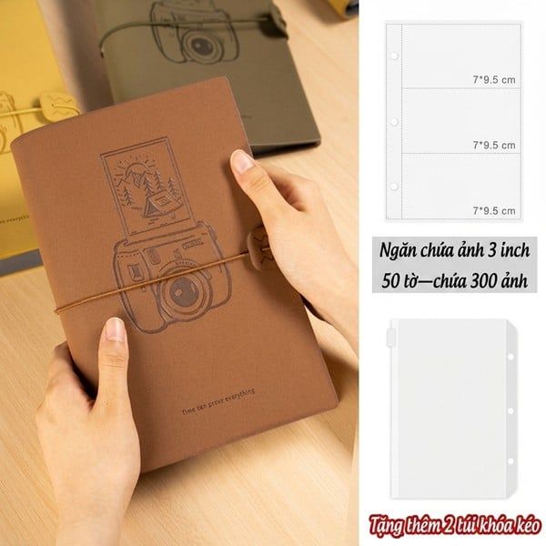  Album Ảnh Instax Mini 3 Ngăn 