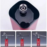  Máy nén khí sơn mô hình cầm tay cho Airbrush Hobby Mio HM-01 Portable Compressor - Black 