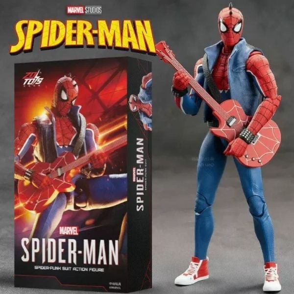 Mô hình trang trí - Marvel - Spider Man - Spider Punk - ZD Toys - ZC49 bán chính hãng tại nShop