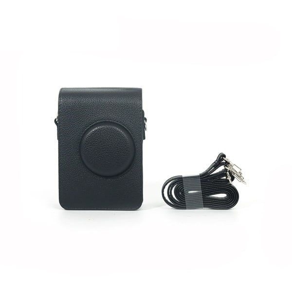Bao Da Treo Dọc Instax Mini Evo ở nShop có 2 màu nâu đen phong cách vintage retro