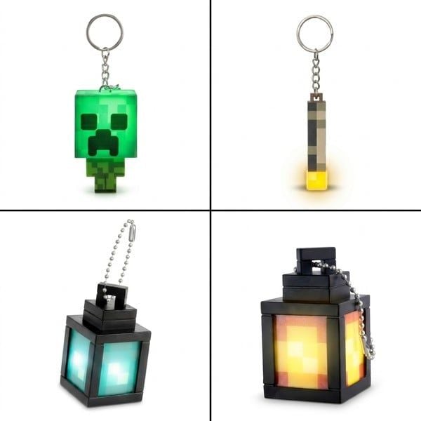  Móc khóa mô hình Minecraft 