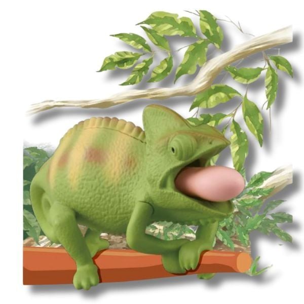 ANIA AS-28 Veiled Chameleon – Mô hình tắc kè hoa đeo mạng sống động, đổi màu ấn tượng