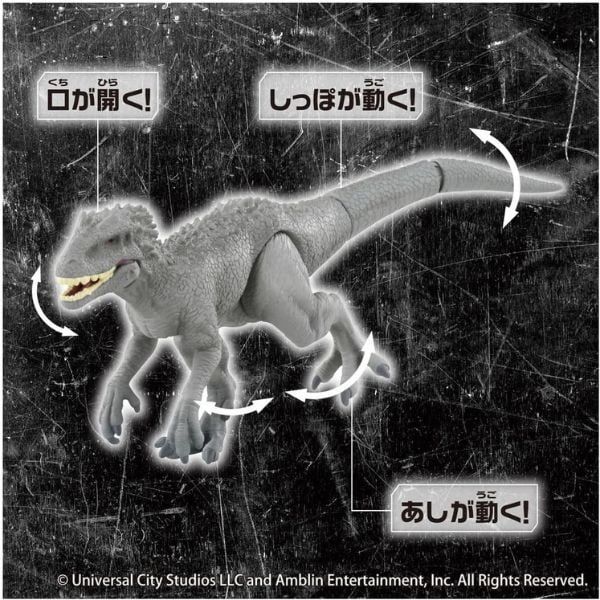  ANIA Jurassic World Khủng Long Indominus Rex Battle Card set 